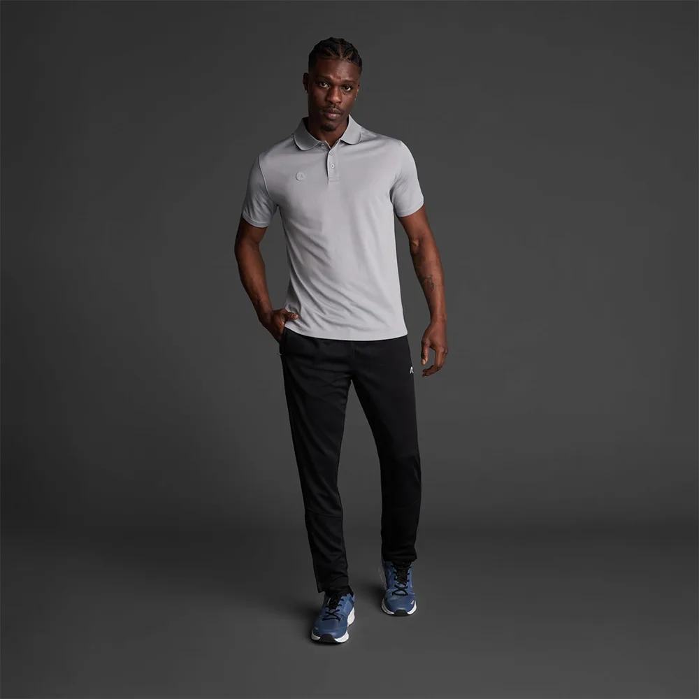 Tricou polo Musai Rangi, Gri deschis - imagine 1