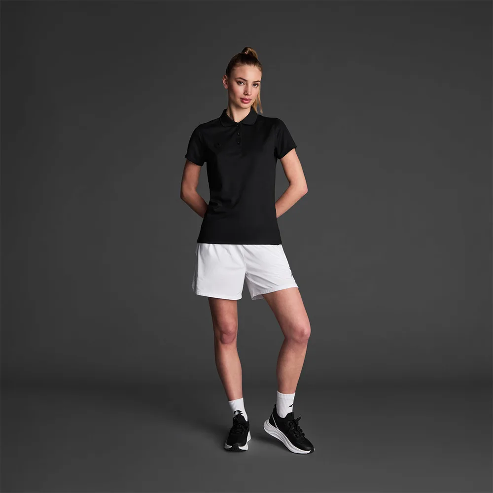 Tricou polo dama Musai Rangi, Negru - imagine 1