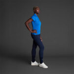 Tricou polo dama Musai Rangi, Albastru Royal - imagine 2