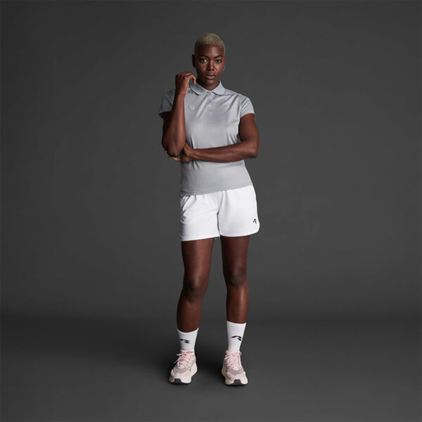 Tricou polo dama Musai Rangi, Gri deschis - imagine 1