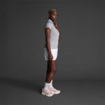 Tricou polo dama Musai Rangi, Gri deschis - imagine 2