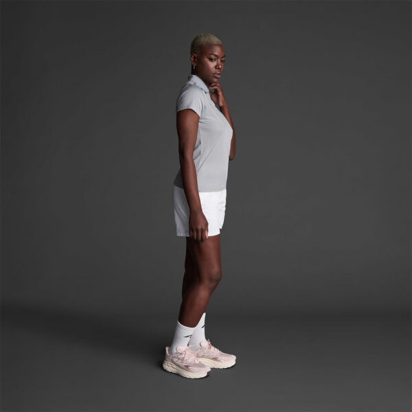 Tricou polo dama Musai Rangi, Gri deschis - imagine 2