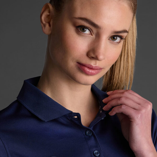 Tricou polo dama Musai Rangi, Bleumarin - imagine 4