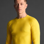 Bluza elastica Musai Joto, Galben - imagine 4