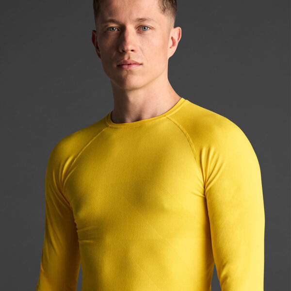 Bluza elastica Musai Joto, Galben - imagine 4