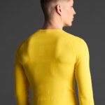 Bluza elastica Musai Joto, Galben - imagine 5