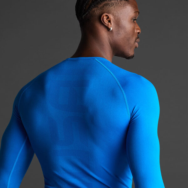 Bluza elastica Musai Joto, Albastru Royal - imagine 5