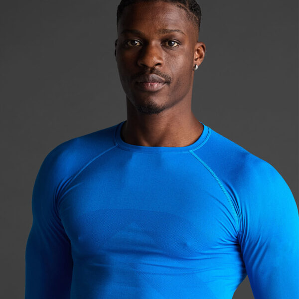 Bluza elastica Musai Joto, Albastru Royal - imagine 4