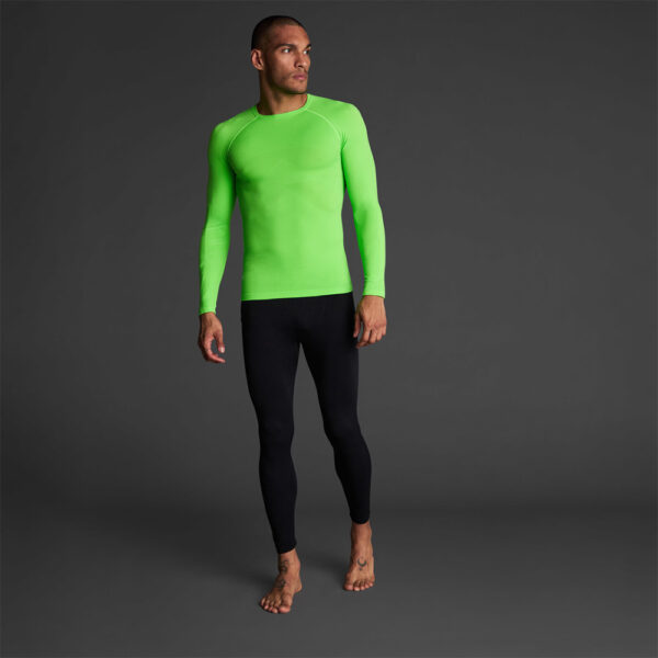 0109_222_1_1 Bluza elastica Musai Joto, Verde Fluo - imagine 1