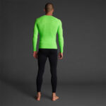 Bluza elastica Musai Joto, Verde Fluo - imagine 3