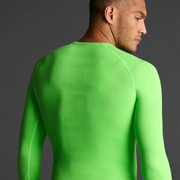Bluza elastica Musai Joto, Verde Fluo - imagine 5