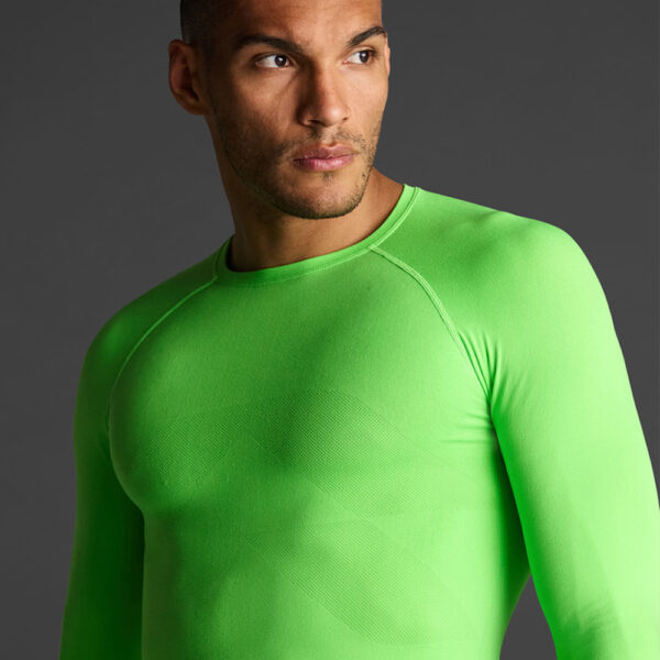 Bluza elastica Musai Joto, Verde Fluo - imagine 4