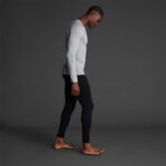 Bluza elastica Musai Joto, Gri deschis - imagine 2