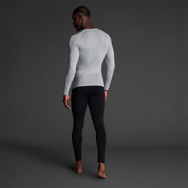 Bluza elastica Musai Joto, Gri deschis - imagine 3