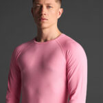 Bluza elastica Musai Joto, Roz - imagine 4