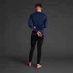 Bluza elastica Musai Joto, Bleumarin - imagine 3