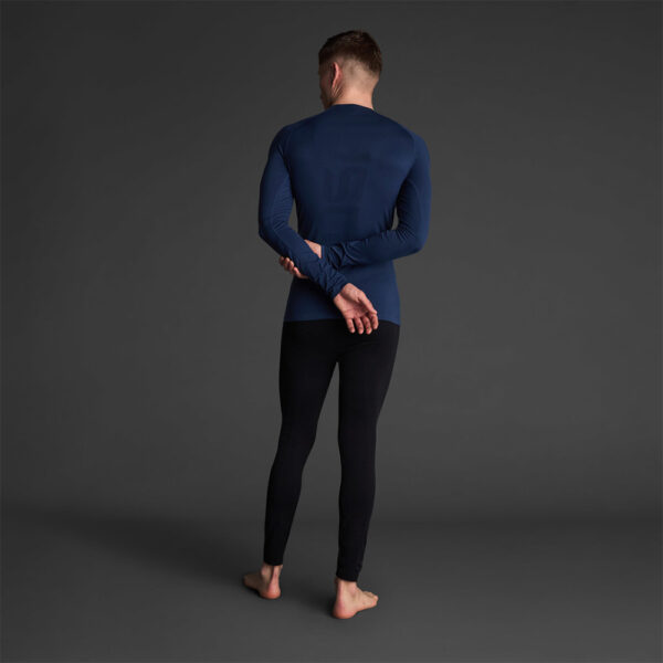 Bluza elastica Musai Joto, Bleumarin - imagine 3