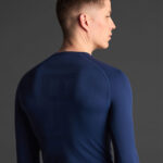 Bluza elastica Musai Joto, Bleumarin - imagine 5