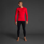 Bluza elastica Musai Joto, Rosu