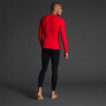 Bluza elastica Musai Joto, Rosu - imagine 3