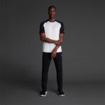 Tricou sport Musai Ubora II, Alb / Negru