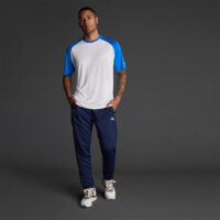 Tricou sport Musai Ubora II, Alb / Albastru Royal