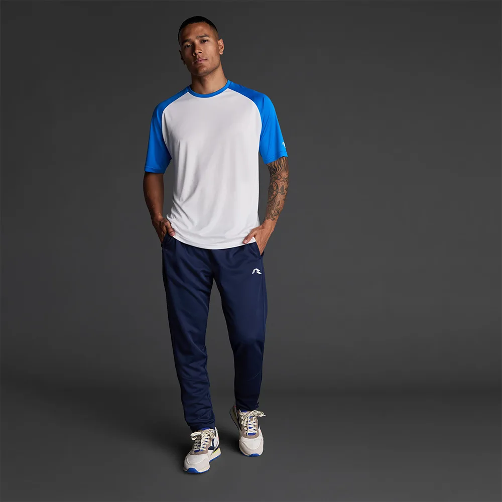 Tricou sport Musai Ubora II, Alb / Albastru Royal - imagine 1