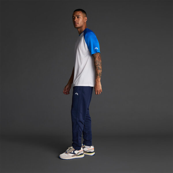 Tricou sport Musai Ubora II, Alb / Albastru Royal - imagine 2