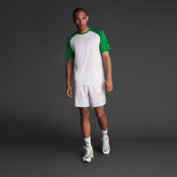 Tricou sport Musai Ubora II, Alb / Verde