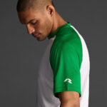 Tricou sport Musai Ubora II, Alb / Verde - imagine 4