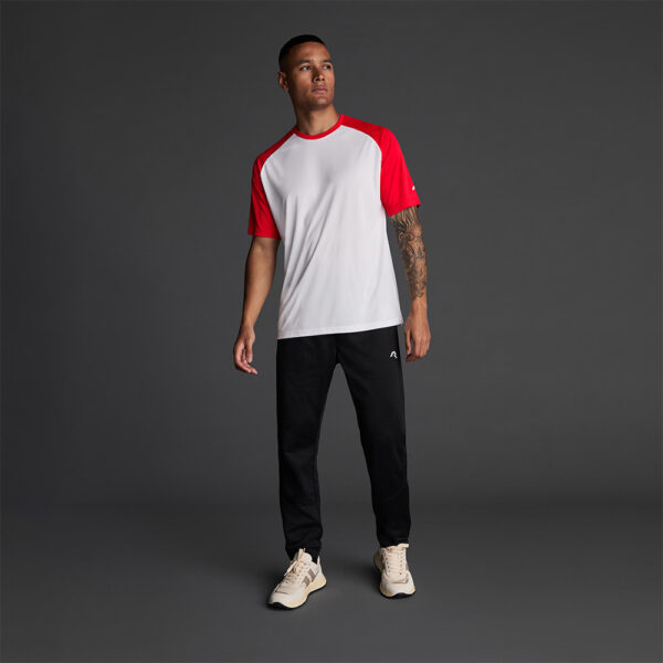 Tricou sport Musai Ubora II, Alb / Rosu - imagine 1