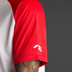 Tricou sport Musai Ubora II, Alb / Rosu - imagine 5