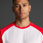 Tricou sport Musai Ubora II, Alb / Rosu - imagine 4