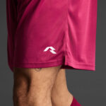 Pantaloni scurti sport Musai Vifa, Visiniu - imagine 4