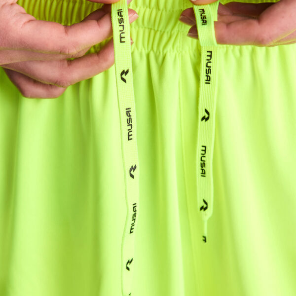 Pantaloni scurti sport dama Musai Vifa, Galben Fluo - imagine 5