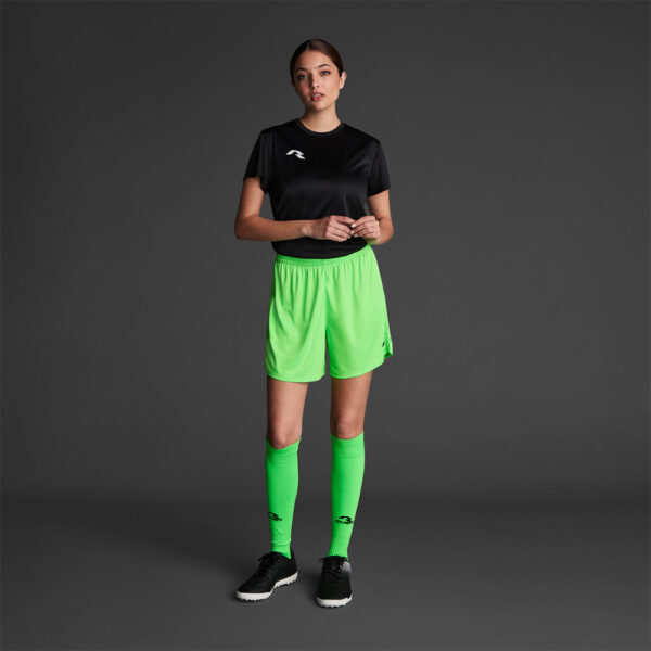 Pantaloni scurti sport dama Musai Vifa, Verde Fluo - imagine 1