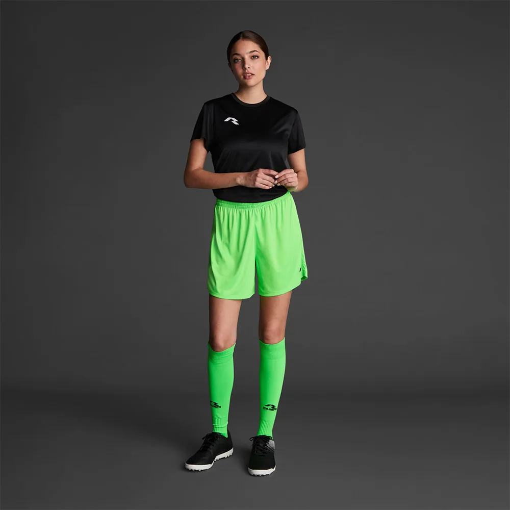 Pantaloni scurti sport dama Musai Vifa, Verde Fluo - imagine 1