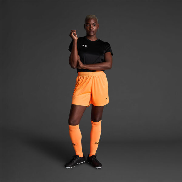 0201_223_1_1 Pantaloni scurti sport dama Musai Vifa, Portocaliu Fluo - imagine 1