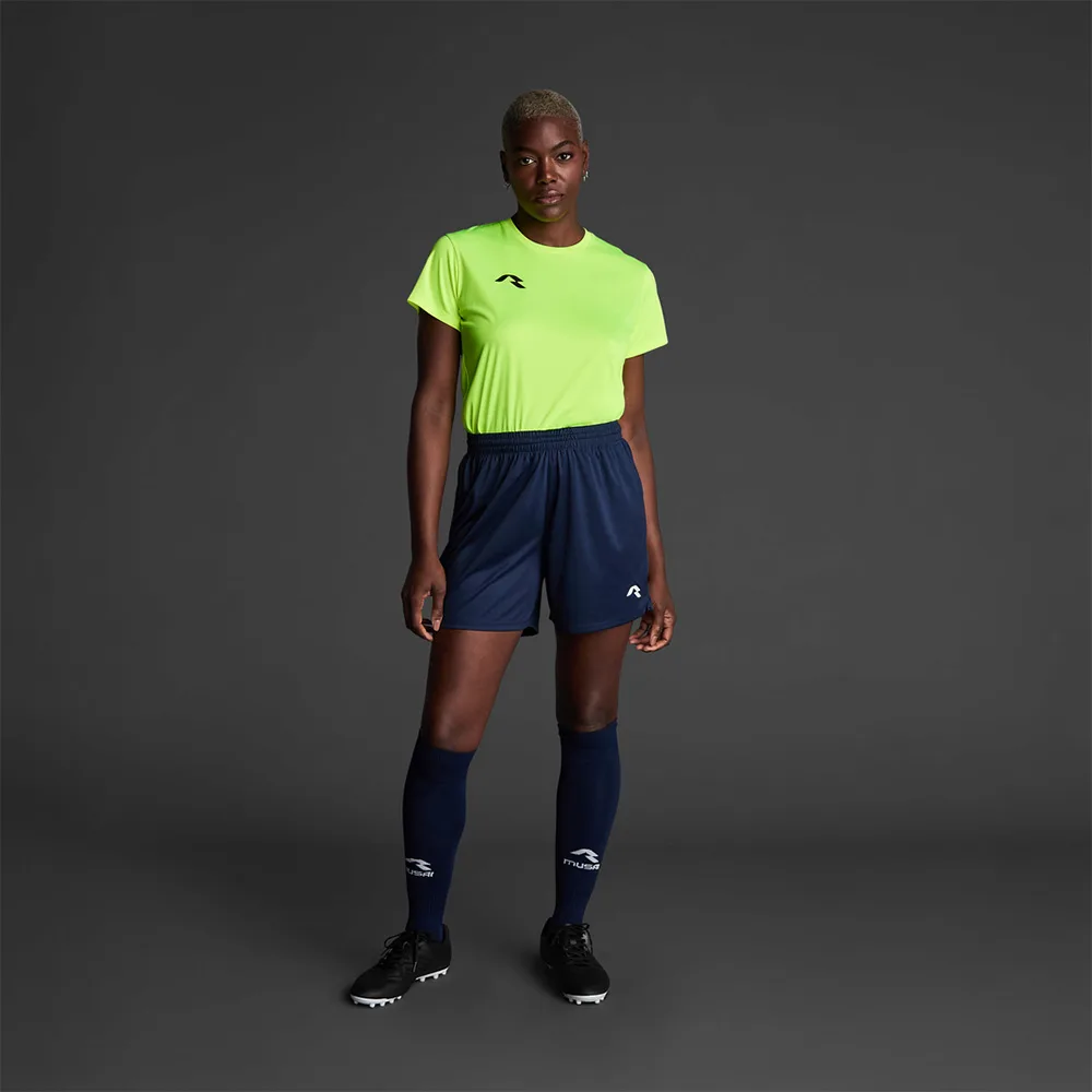 Pantaloni scurti sport dama Musai Vifa, Bleumarin - imagine 1