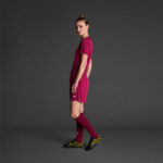 Pantaloni scurti sport dama Musai Vifa, Visiniu - imagine 2