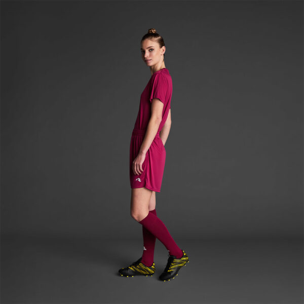 Pantaloni scurti sport dama Musai Vifa, Visiniu - imagine 2