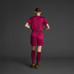 Pantaloni scurti sport dama Musai Vifa, Visiniu - imagine 3