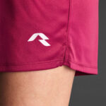 Pantaloni scurti sport dama Musai Vifa, Visiniu - imagine 4