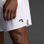 Pantaloni scurti tenis Musai Deuce, Alb - imagine 4