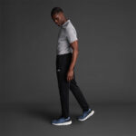 Pantaloni lungi Musai Defu, Negru - imagine 2