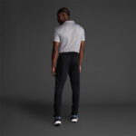 Pantaloni lungi Musai Defu, Negru - imagine 3