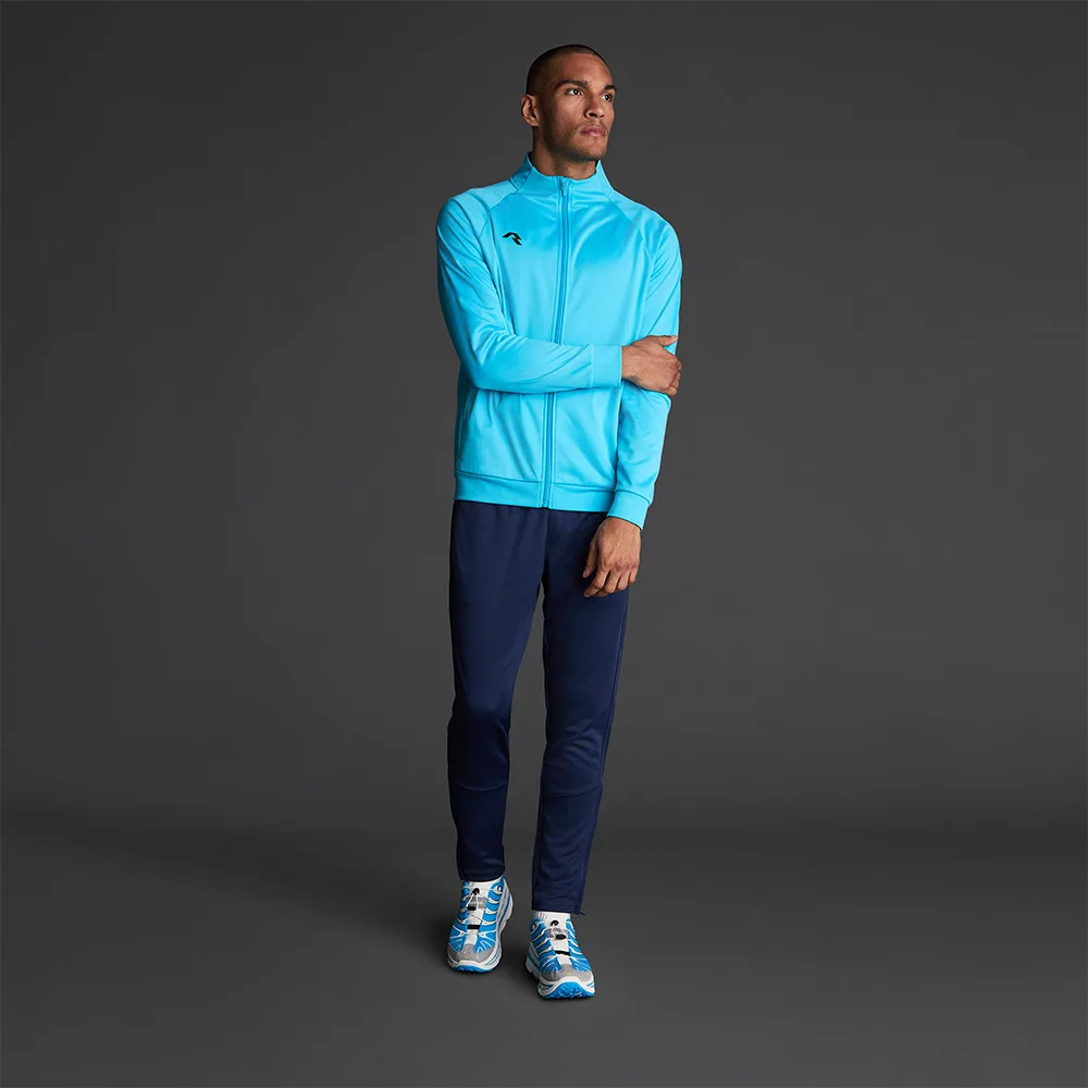 Bluza trening Musai Mawi, Turcoaz Fluo - imagine 1