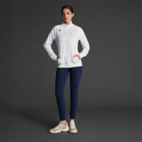 Bluza trening dama Musai Mawi, Alb