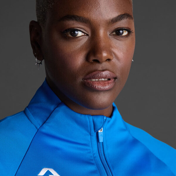 Bluza trening dama Musai Mawi, Albastru Royal - imagine 4