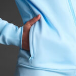 Bluza trening dama Musai Mawi, Albastru sky - imagine 6